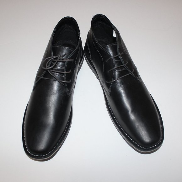 STEVE MADDEN HARKEN BLACK CHUKKA LEATHER BOOT US 15(RUN SMALL) main image 5